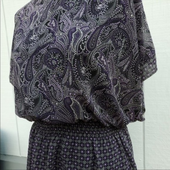 Miley Cyrus & Max Azria Boho Chiffon Blouse - Picture 2 of 4